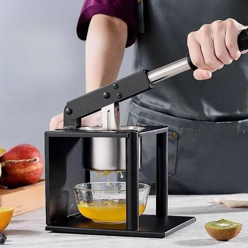 Hand-Operated Stainless Steel Fruit Juicer - ChaCha Kitchen-