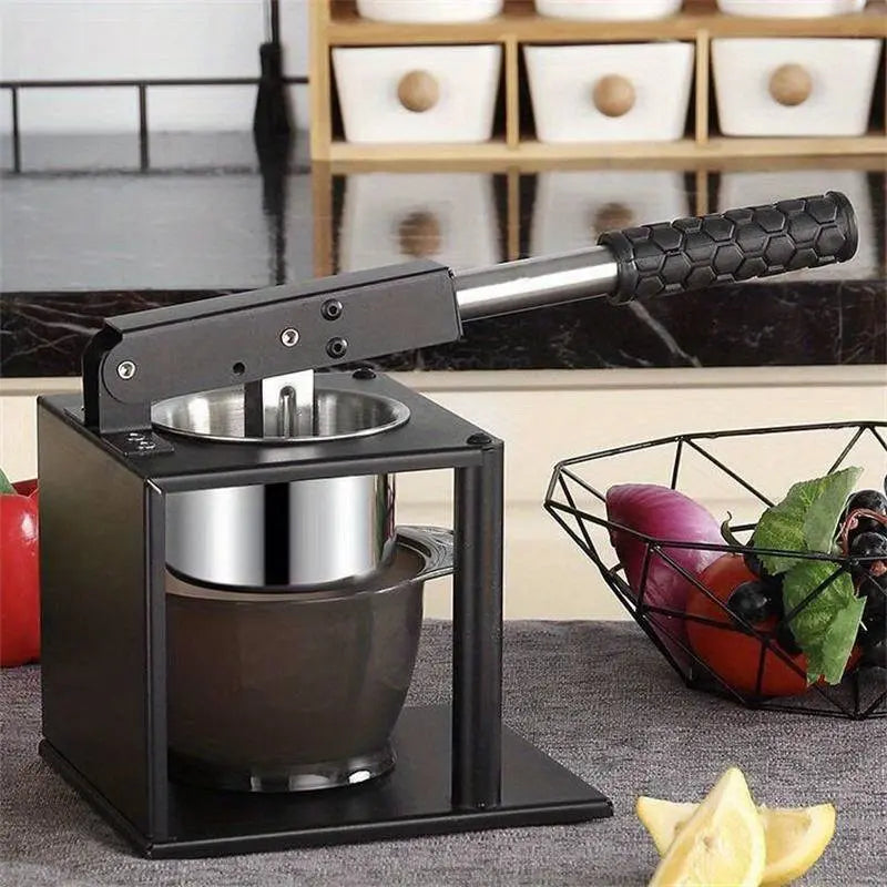Hand-Operated Stainless Steel Fruit Juicer - ChaCha Kitchen-