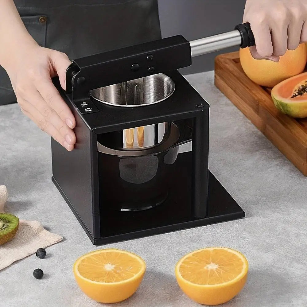Hand-Operated Stainless Steel Fruit Juicer - ChaCha Kitchen-