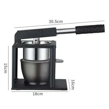 Hand-Operated Stainless Steel Fruit Juicer - ChaCha Kitchen-