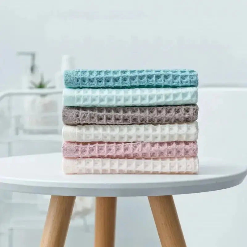 High-Quality Pastel Colored Cotton Hand Towels - ChaCha Kitchen-