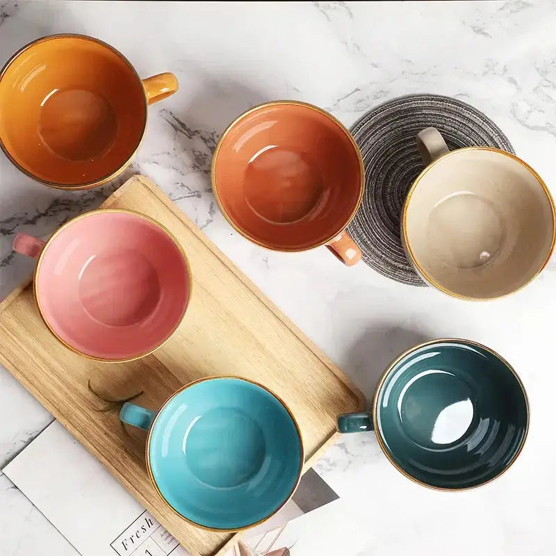 Large Capacity Ceramic Coffee Mug - ChaCha Kitchen-