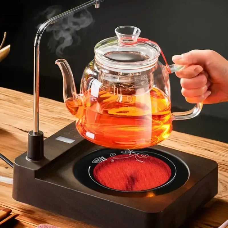 High-Quality Heat-Resistant Glass Tea Pot with Cups Set - ChaCha Kitchen-