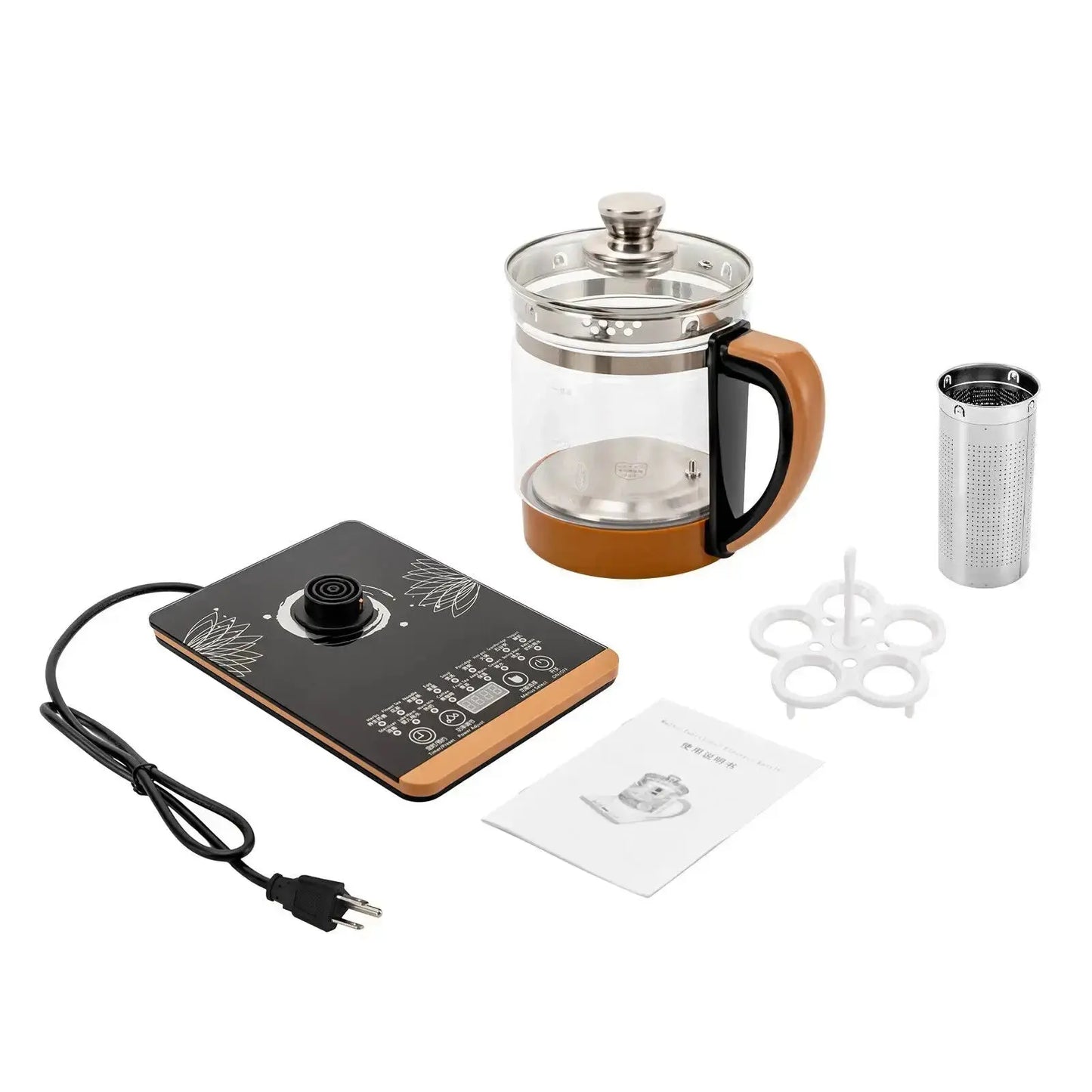 Multifunctional Electric Glass Tea Maker - ChaCha Kitchen-