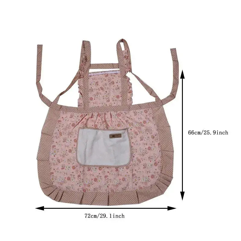 Granny Style Ruffled Apron - ChaCha Kitchen-
