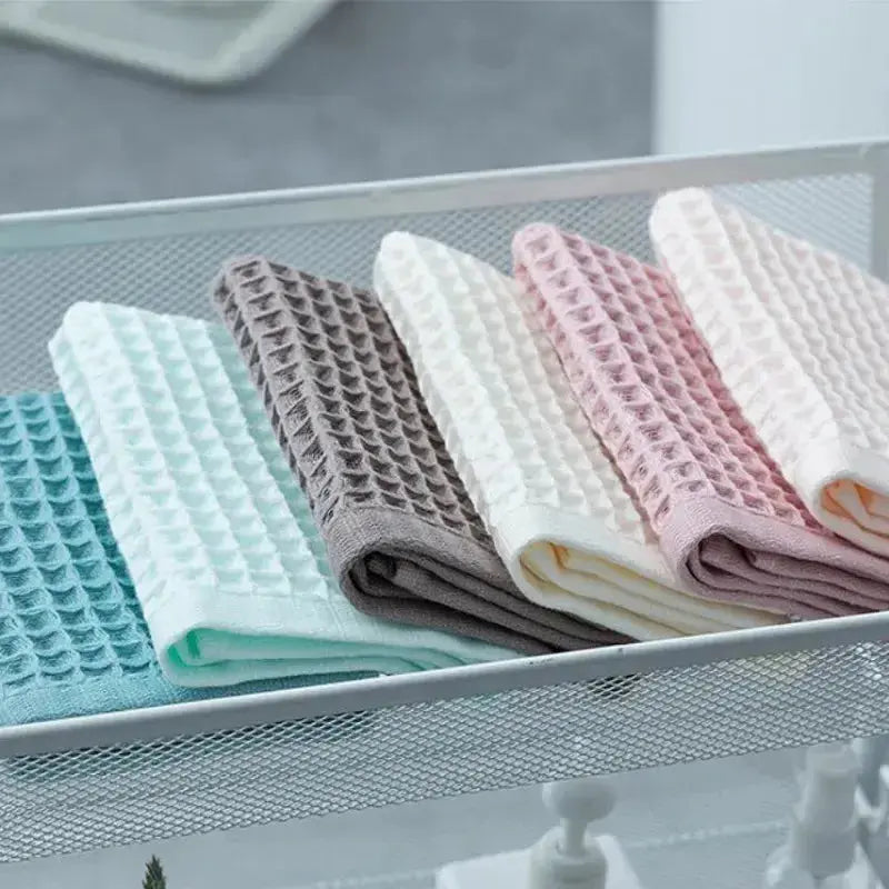 High-Quality Pastel Colored Cotton Hand Towels - ChaCha Kitchen-