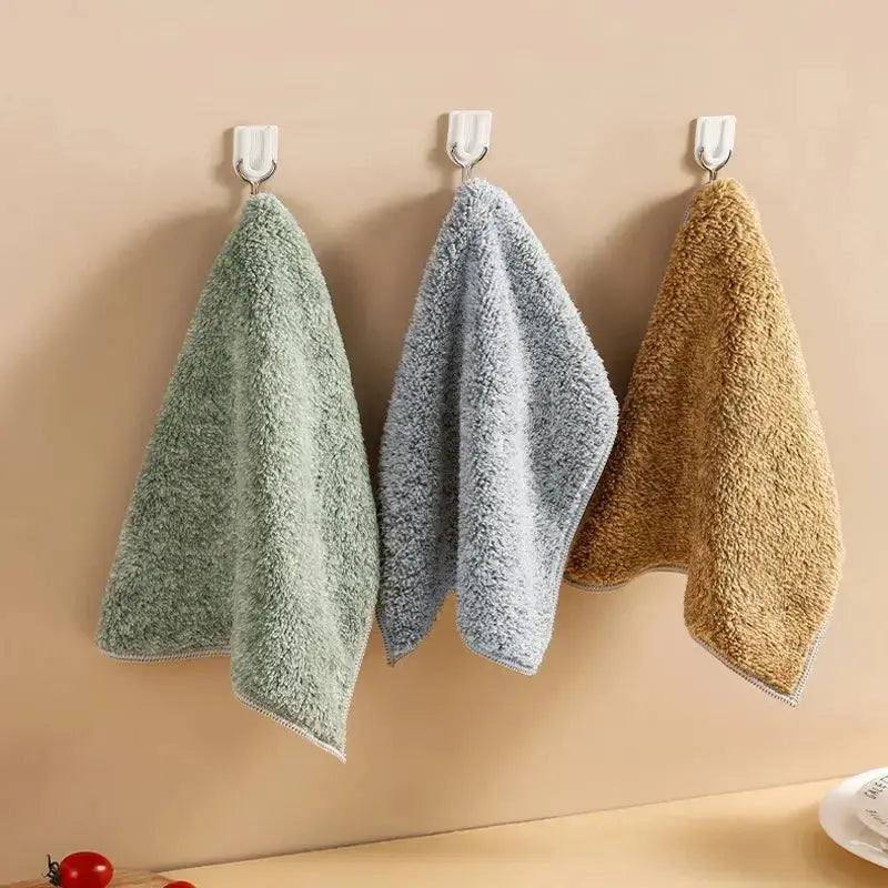 Non-Stick Bamboo Charcoal Cleaning Cloth Set - ChaCha Kitchen-