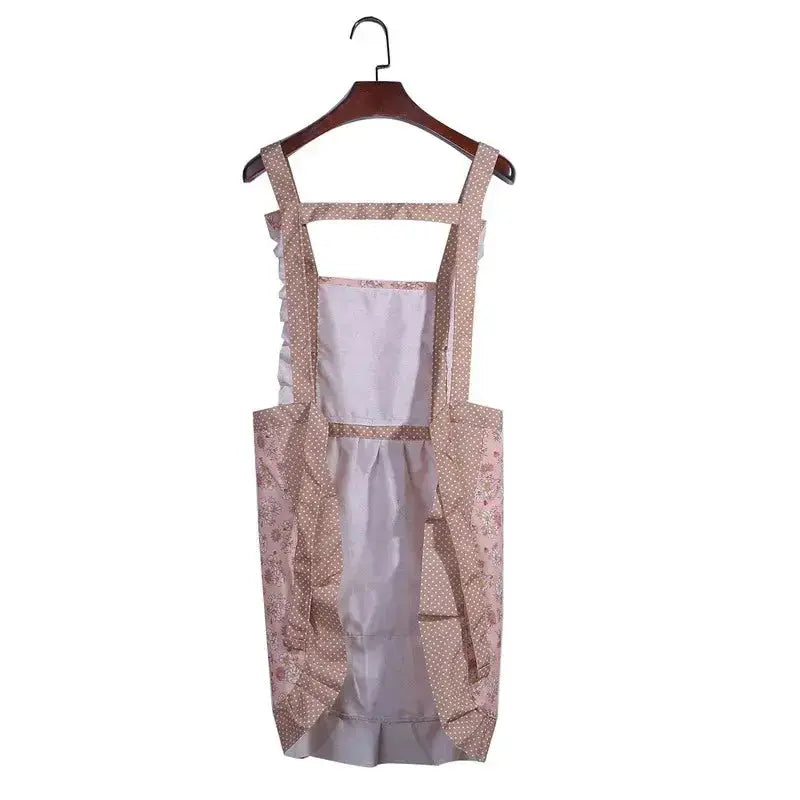 Granny Style Ruffled Apron - ChaCha Kitchen-