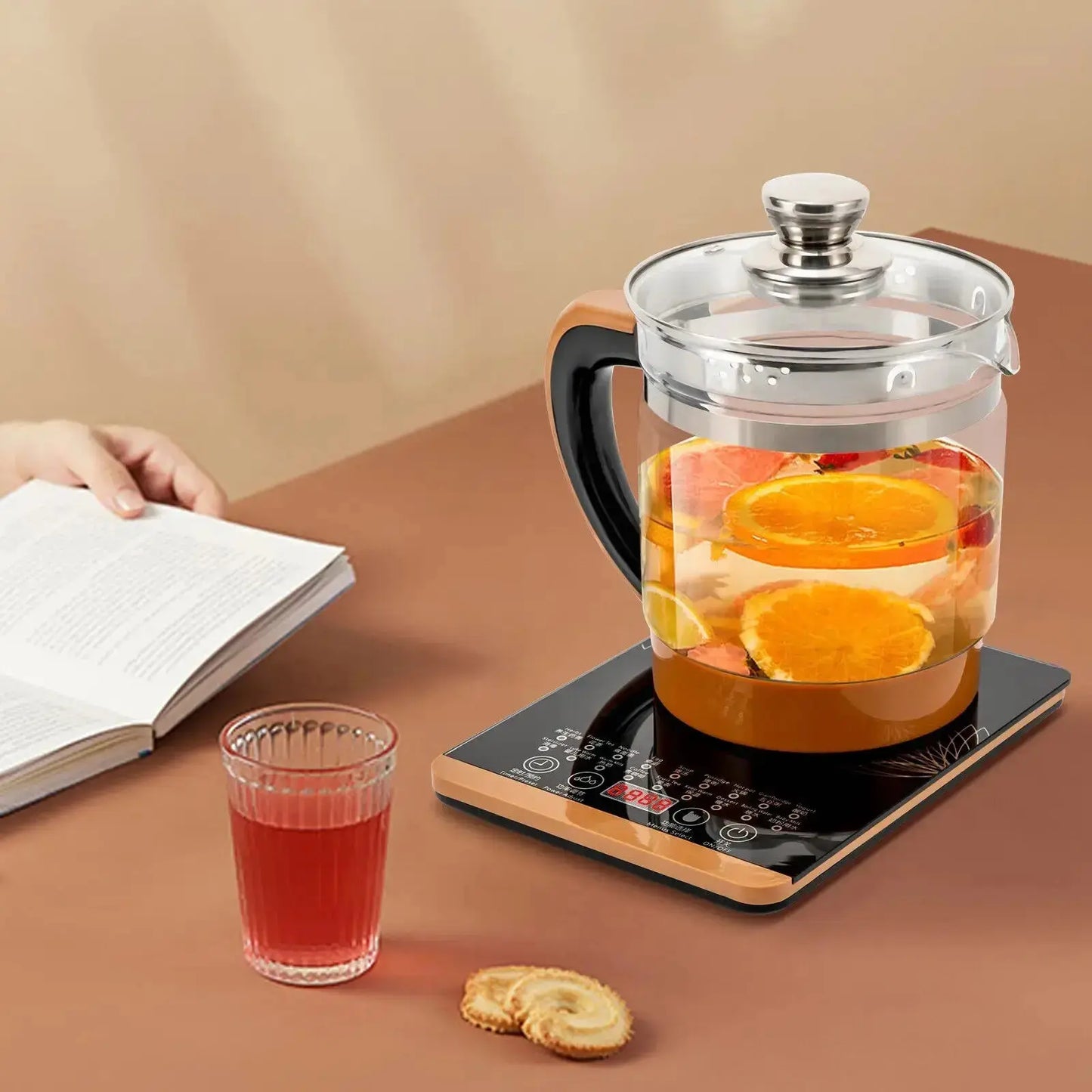 Multifunctional Electric Glass Tea Maker - ChaCha Kitchen-