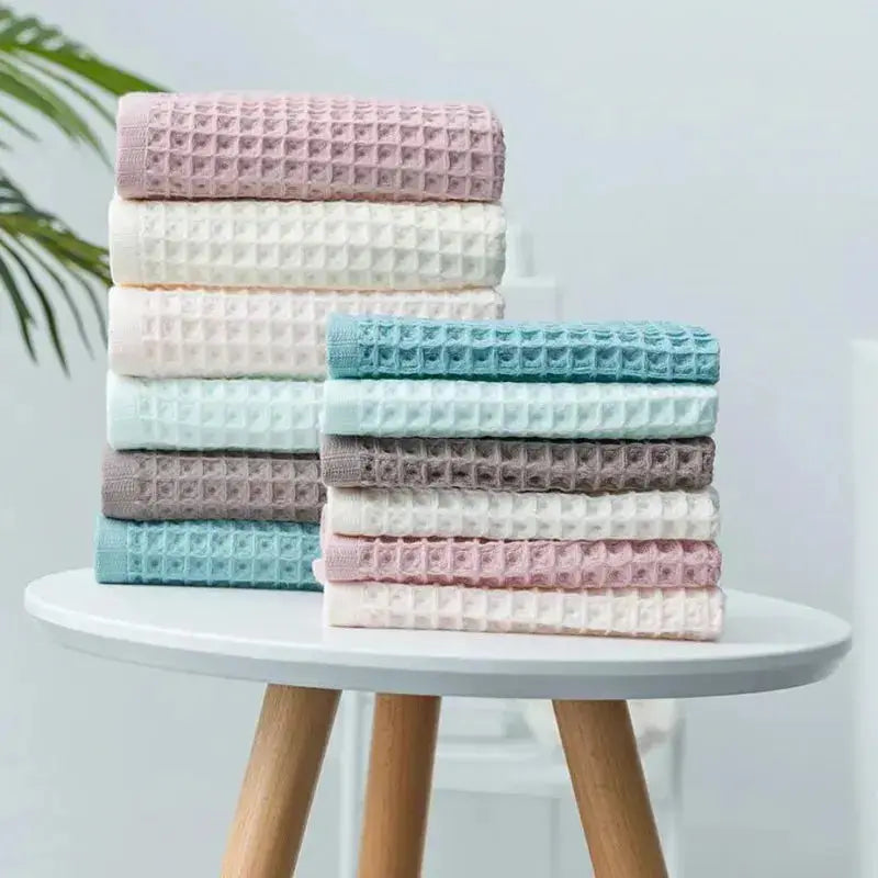 High-Quality Pastel Colored Cotton Hand Towels - ChaCha Kitchen-