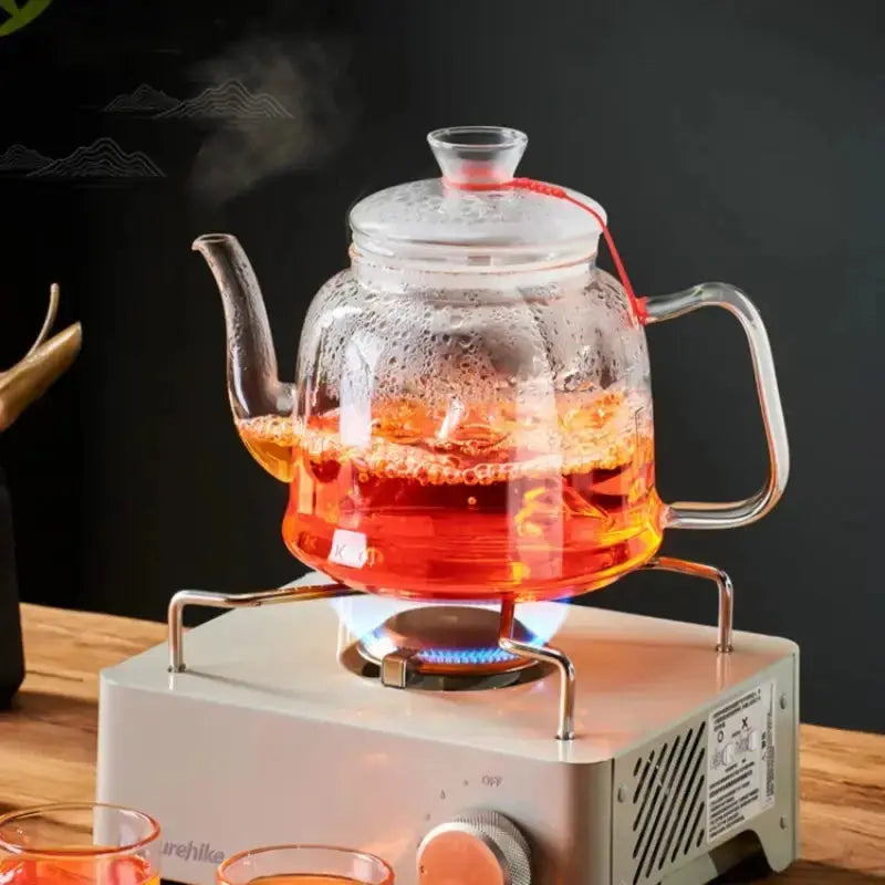 High-Quality Heat-Resistant Glass Tea Pot with Cups Set - ChaCha Kitchen-