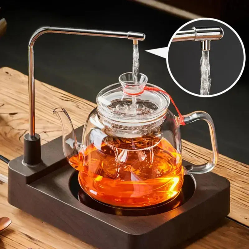 High-Quality Heat-Resistant Glass Tea Pot with Cups Set - ChaCha Kitchen-