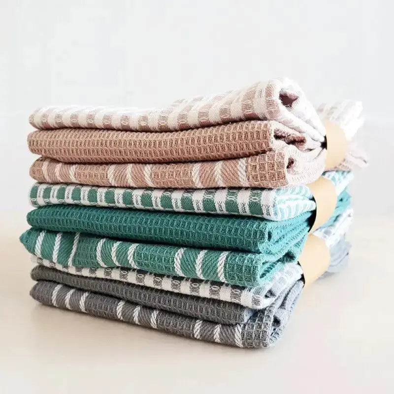 3-Piece Multiple Designs Cotton Towel Set - ChaCha Kitchen-