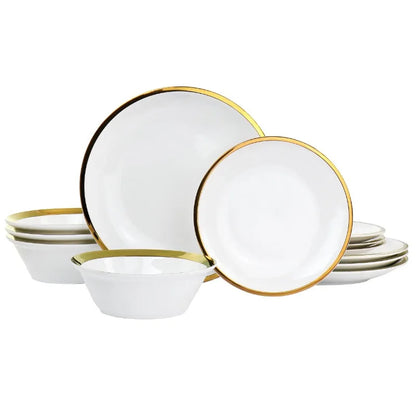 Premier Gold Fine Ceramic Dinnerware Set