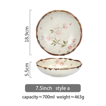 700 ML Flowers Salad Bowl