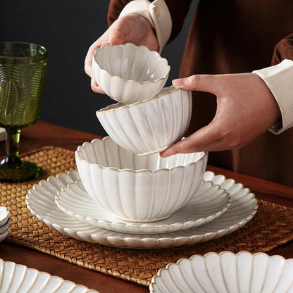 White Ceramic Tableware