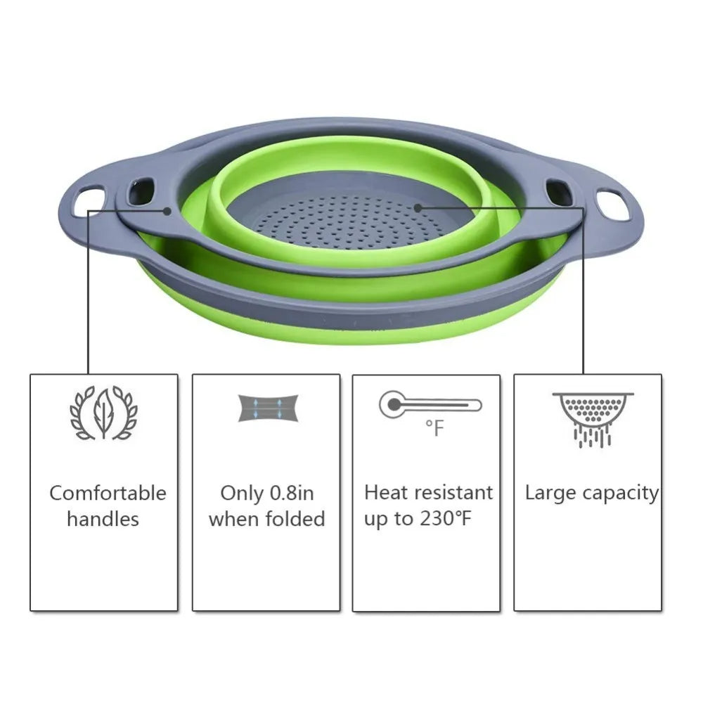 Round Folding Colander