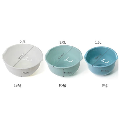 Multipurpose Plastic Mixing Bowl