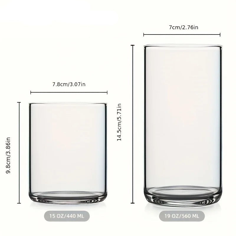 BPA-Free Borosilicate Drinking Glasses Set