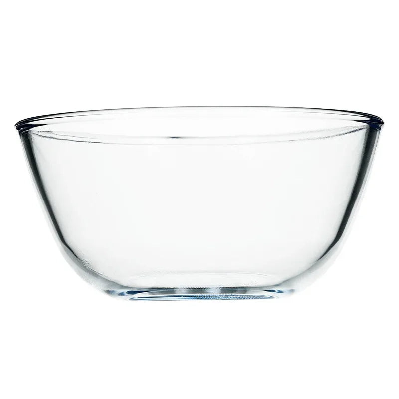 Transparent Glass Salad Bowl