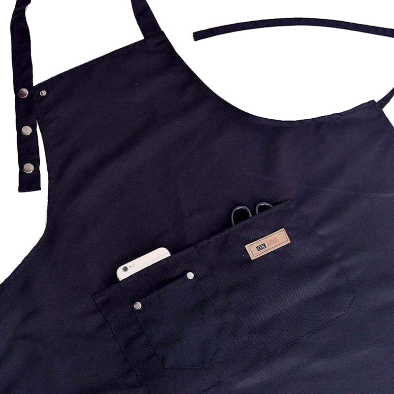 Canvas Polyester Apron with Pocket