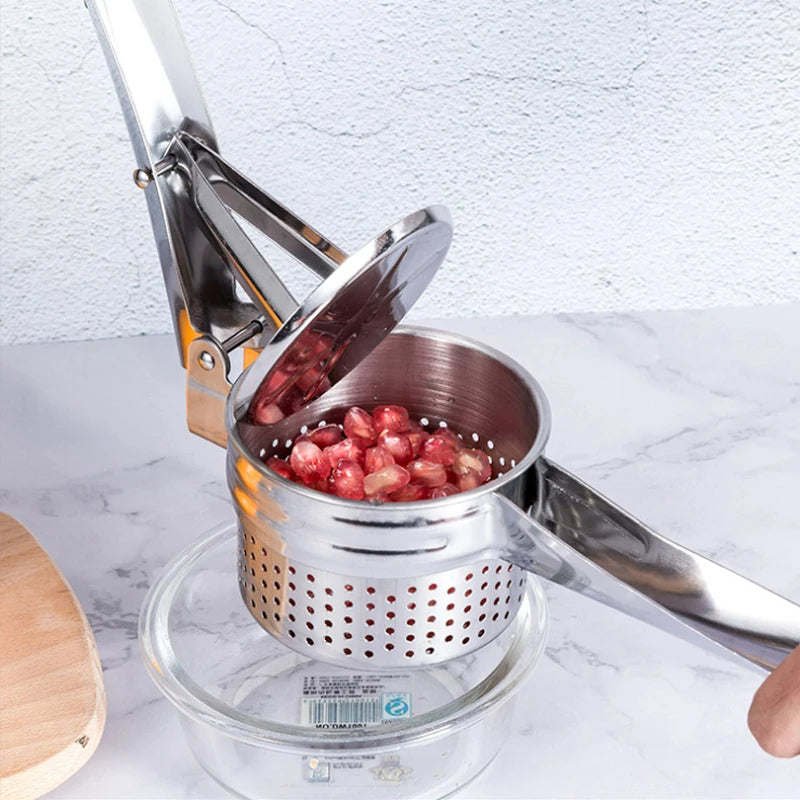 Multifunctional Stainless Steel Manual Juicer/Presser