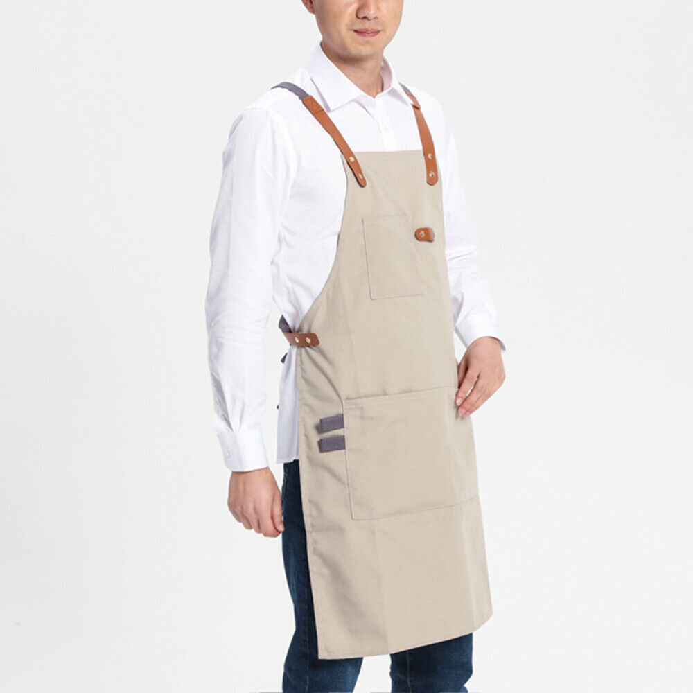 Korean Style  Canvas Work Apron