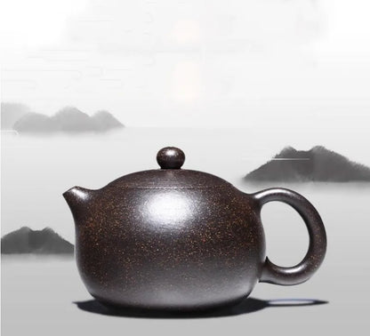 Handmade Purple Clay Teapot