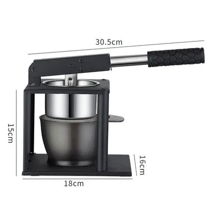 Hand-Operated Stainless Steel Fruit Juicer