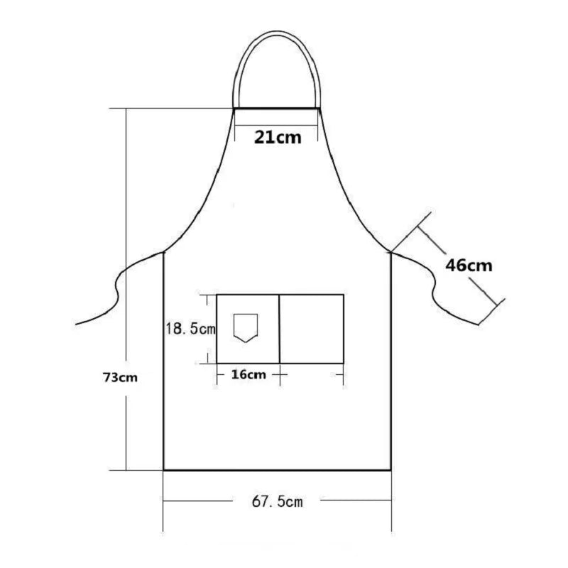 Neutral Colored Polyester Apron