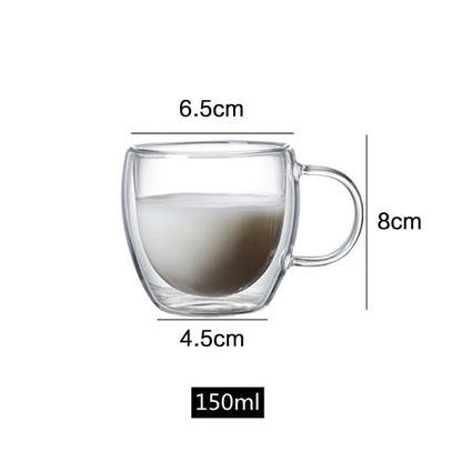 Double Wall Glass Coffee Cups