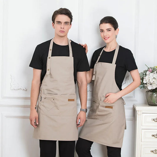 Neutral Colored Polyester Apron