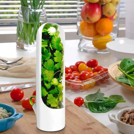 Herb Preserver Pod Container for Refrigerator